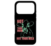 Carcasa para iPhone 17 Pro Not Your MOM Not Your Milk Anti Dairy Vegan Animal Love