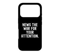 Carcasa para iPhone 17 Pro Noticias la Guerra por su atención Witty Observational