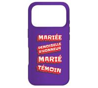 Carcasa para iPhone 17 Pro Novia Dama De Honor Marido Testigo Día de la Boda