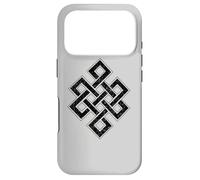 Carcasa para iPhone 17 Pro Nudo Eterno sin Fin Budismo JAINISMO Ciclo DE SABIDURÍA