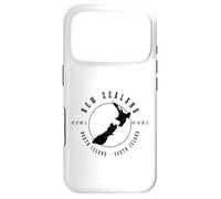 Carcasa para iPhone 17 Pro Nueva Zelanda Vintage Isla Norte Sur Mapa