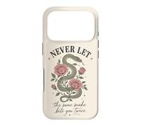 Carcasa para iPhone 17 Pro Nunca Dejes Que la Misma Serpiente te muerda Dos Veces Serpent Rose