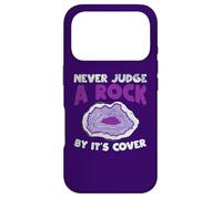 Carcasa para iPhone 17 Pro Nunca juzgues a una Roca por su Portada Funny Rockhounding