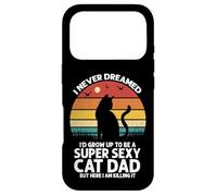 Carcasa para iPhone 17 Pro Nunca soñé Que al Crecer sería un papá Gato súper Sexy y Divertido