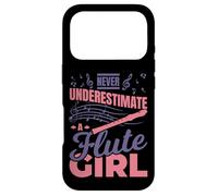 Carcasa para iPhone 17 Pro Nunca Subestimes a una flautista