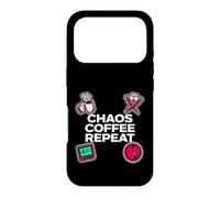 Carcasa para iPhone 17 Pro Nurse Life Chaos Coffee Repeat ER Medical