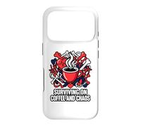 Carcasa para iPhone 17 Pro Nurse Life Surviving On Coffee and Chaos ER