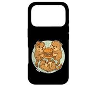 Carcasa para iPhone 17 Pro Nutria Burger Party Lindo Trío