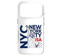 Carcasa para iPhone 17 Pro NYC tee Shirts New York City Statue of Liberty with USA Flag