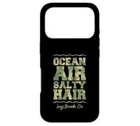 Carcasa para iPhone 17 Pro Ocean Air Salty Hair Long Beach California Tropical