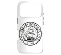 Carcasa para iPhone 17 Pro Ocean Explorer Ship Nautical Brújula Emblema Vintage