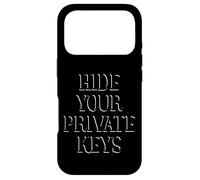 Carcasa para iPhone 17 Pro Ocultar Sus Claves privadas OPSEC Mejores prácticas Seguridad Cripto