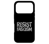 Carcasa para iPhone 17 Pro Odio el fascismo Texto Divertido Cita de Resistencia al fascismo