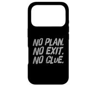 Carcasa para iPhone 17 Pro Odio la Cita de la Guerra Di no a la Guerra Sin Plan Sin Salida No Hay Pista