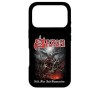 Carcasa para iPhone 17 Pro Oficial Saxon Hell Fire Heavy Metal Band Vintage Retro