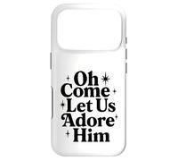 Carcasa para iPhone 17 Pro Oh Come Déjanos Adorarlo Cristiano Jesús Navidad Navidad