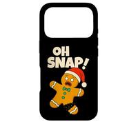 Carcasa para iPhone 17 Pro Oh Snap Gingerbread Man Funny Christmas Men Women Kids