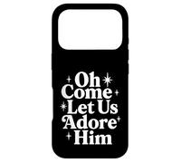Carcasa para iPhone 17 Pro Oh Ven Déjanos Adorarlo Cristiano Jesús Navidad