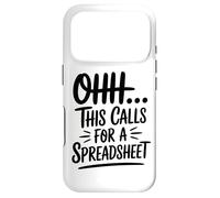 Carcasa para iPhone 17 Pro Ohh, Esto Requiere Una Cita Divertida De Hoja De Cálculo