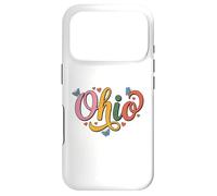 Carcasa para iPhone 17 Pro Ohio Butterfly Script Cute Girl State Pride, Women & Kids