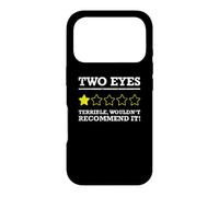 Carcasa para iPhone 17 Pro Ojo de Cristal de prótesis de Ojo Medio Ciego Divertido