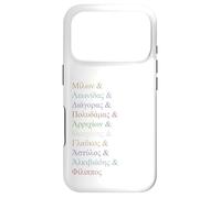 Carcasa para iPhone 17 Pro Olímpicos griegos Ellinika Ampersand para Mujeres y Hombres