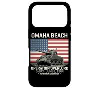 Carcasa para iPhone 17 Pro Omaha Beach Operación Overlord D-Day 1944 Tanque Sherman