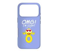 Carcasa para iPhone 17 Pro OMG I'm 8 Funny Birthday