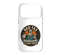 Carcasa para iPhone 17 Pro ON Back Dad Tax Asegurándose de Que no Sea Veneno Esqueleto papá impuesto