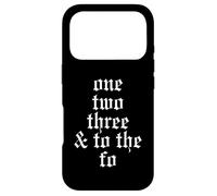 Carcasa para iPhone 17 Pro One Two Three and To The Fo - Rap Hip Hop Rap de la Vieja Escuela