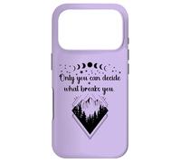 Carcasa para iPhone 17 Pro Only You Can Decide What Breaks You Book Lover Bookish Books