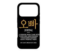 Carcasa para iPhone 17 Pro Oppa Coreano Word Funny Seúl Corea KDrama Cultura