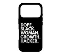 Carcasa para iPhone 17 Pro Orgullo del Mes de la Historia Negra de Dope Black Woman Growth Hacker