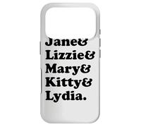 Carcasa para iPhone 17 Pro Orgullo y prejuicio Jane Austen - Bennet Sisters