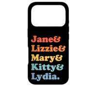 Carcasa para iPhone 17 Pro Orgullo y prejuicio Jane Austen - Bennet Sisters