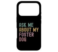 Carcasa para iPhone 17 Pro Orgullosa mamá adoptiva papá preguntarme por mi Perro adoptivo mamá