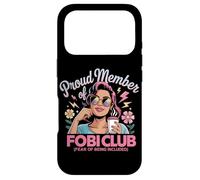 Carcasa para iPhone 17 Pro Orgulloso Miembro del Club Fobi Miedo a ser incluida Orgullo
