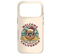 Carcasa para iPhone 17 Pro Oso Surfista Navideño - Welcome to California Diseño