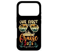 Carcasa para iPhone 17 Pro Our First Cruise 2026 Together Matching Couple Cruising Trip