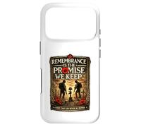 Carcasa para iPhone 17 Pro Our Heroes Remembrance is The Promise We Keep Inspire Cita