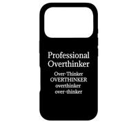 Carcasa para iPhone 17 Pro Overthinker Camiseta Divertida Profesional Overthinker