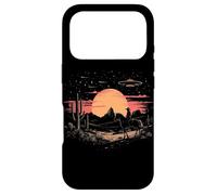 Carcasa para iPhone 17 Pro OVNI Cowboy Western Canyon Paisaje Alien Desierto Vibes