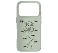 Carcasa para iPhone 17 Pro OW OW Stick Character Figure Humor Chronic Pain Awareness