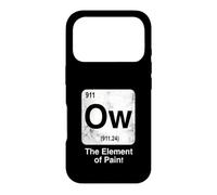 Carcasa para iPhone 17 Pro OW The Element of Pain Tabla Periódica Divertida Ciencia