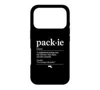 Carcasa para iPhone 17 Pro Packie Massachusetts Diccionario Divertido Boston Townie Slang