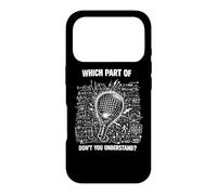 Carcasa para iPhone 17 Pro «Padel Divertido: ¿qué Parte No Entiendes?»