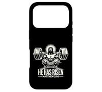 Carcasa para iPhone 17 Pro Padre Perdóname por Estas Ganancias - Jesus Gym Motivational