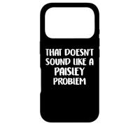 Carcasa para iPhone 17 Pro Paisley Personalized Cute Flower Girls Paisley Name