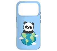 Carcasa para iPhone 17 Pro Panda Madre Tierra Día Divertido para Amante del Planeta Ambiente