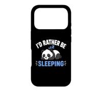 Carcasa para iPhone 17 Pro Panda Sleep Funny Nap Humor Lazy I'D Rather Be Sleeping